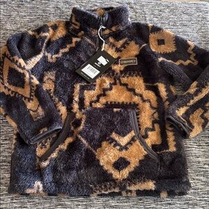 Hooey Southwestern Fleece Pullover Sz. L